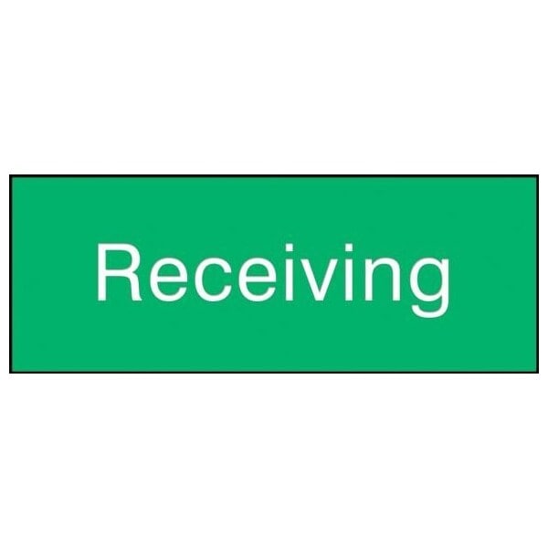 Accuform 8 in W x 3 in H, Engraved Plastic PSG828GN - main